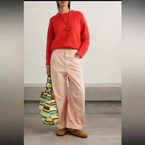 Saks fifth cashmere sweater orange red 3X